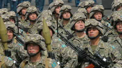 úderu v armáde Kazachstanu